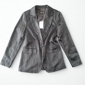 NWT Banana Republic Slim Italian Satin Blazer | Size 4